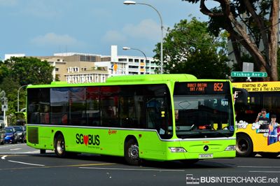Bus 852 - SMRT Buses Mercedes-Benz Citaro (SG1027E)
