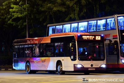 Bus 858 - SMRT Buses Mercedes-Benz Citaro (SG1034J)