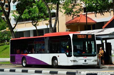 Bus 811 - SMRT Buses Mercedes-Benz Citaro (SG1044E)