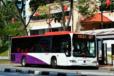 Bus 807 - SMRT Buses Mercedes-Benz Citaro (SG1045C)
