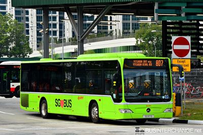Bus 807 - SMRT Buses Mercedes-Benz Citaro (SG1117D)