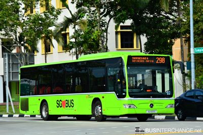 Bus 298 - SBS Transit Mercedes-Benz Citaro (SG1125E)