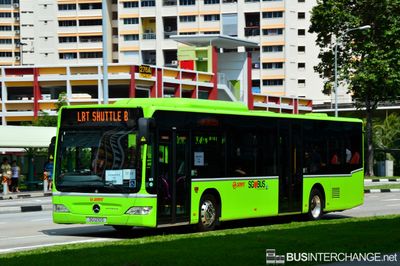 SMRT Buses Mercedes-Benz Citaro (SG1210S) - LRT Shuttle B