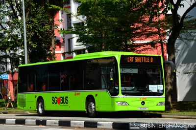 SMRT Buses Mercedes-Benz Citaro (SG1211P) - LRT Shuttle B