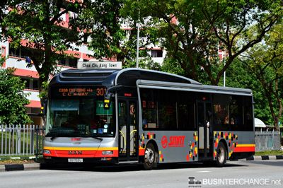 Bus 301 - SMRT Buses MAN NL323F (A22) (SG1703L)