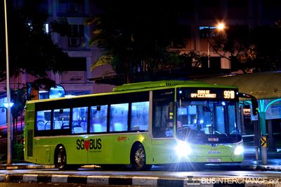Bus 991B - SMRT Buses MAN NL323F (A22) (SG1755L)
