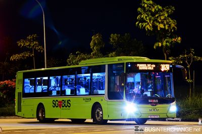 Bus 382W - Go-Ahead Singapore MAN NL323F (A22) (SG1797R)