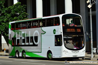 Bus 106 - Tower Transit Singapore Volvo B9TL (SG5008J)