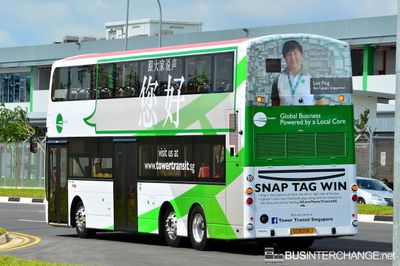 Tower Transit Singapore Volvo B9TL (SG5008J) - TT
