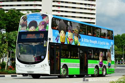 Bus 79 - Tower Transit Singapore Volvo B9TL (SG5023P)