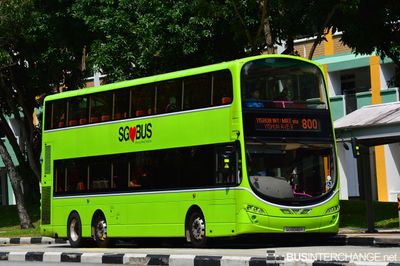 Bus 800 - SMRT Buses Volvo B9TL (SG5040P)