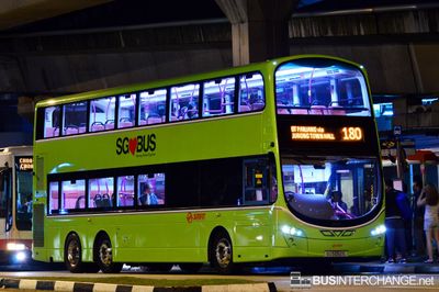 Bus 180 - SMRT Buses Volvo B9TL (SG5052E)