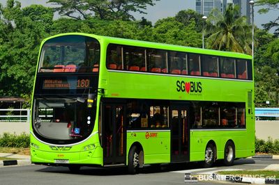 Bus 180 - SMRT Buses Volvo B9TL (SG5065T)