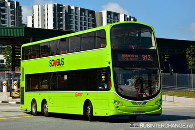 Bus 812 - SMRT Buses Volvo B9TL (SG5067M)