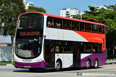 Bus 43M - Go-Ahead Singapore Volvo B9TL (SG5073U)