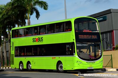 Bus 964 - SMRT Buses Volvo B9TL (SG5125D)