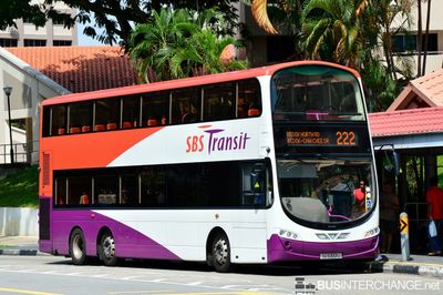 Bus 222 - SBS Transit Volvo B9TL (SG5333U)