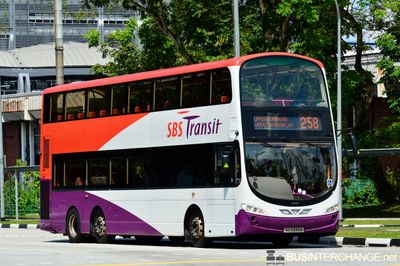 Bus 258 - SBS Transit Volvo B9TL (SG5349A)
