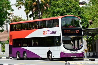 Bus 201 - SBS Transit Volvo B9TL (SG5389J)