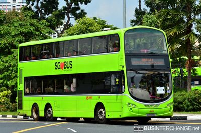 Bus SHUTTLE4 - SMRT Buses Volvo B9TL (SG5586G)