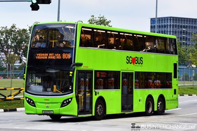 Bus 806 - SMRT Buses Alexander Dennis Enviro 500 MMC (SG5712J)