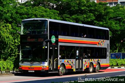 Bus 854 - Tower Transit Singapore MAN A95 (SG5742Y)