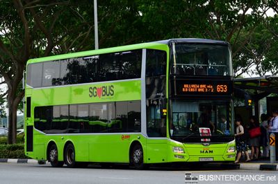 Bus 653 - SMRT Buses MAN ND323F (A95) (SG5856C)