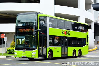 Bus 7B - SBS Transit MAN ND323F (A95) (SG5898G)