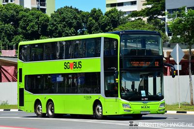 Bus 12 - Go-Ahead Singapore MAN ND323F (A95) (SG5920A)