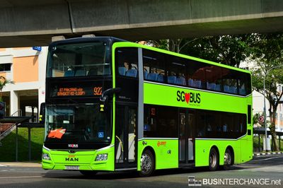 Bus 922 - SMRT Buses MAN ND323F (A95) (SG5929B)