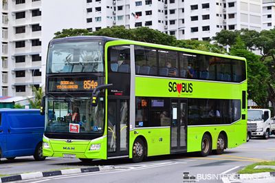 Bus 854e - SMRT Buses MAN ND323F (A95) (SG6027Y)
