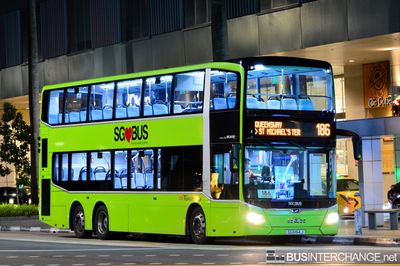 Bus 186 - SBS Transit MAN ND323F (A95) (SG6164J)