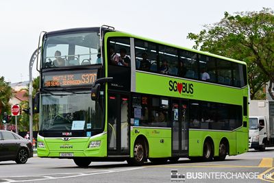 Bus Shuttle 37C - SBS Transit MAN ND323F (A95) (SG6178U)