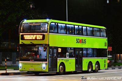 Bus 83T - Go-Ahead Singapore Yutong E12DD / ZK6125BEVGS (SG7007Z)