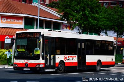 Bus 188R - SMRT Buses Mercedes-Benz OC500LE (SMB83X)
