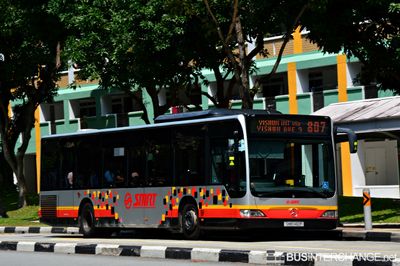 Bus 807 - SMRT Buses Mercedes-Benz Citaro (SMB 140P)
