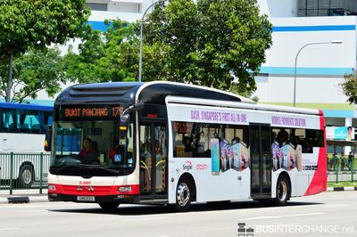Bus 176 - SMRT Buses MAN NL323F (A22) (SMB 201Y)