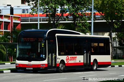 Bus 301 - SMRT Buses MAN NL323F (A22) (SMB 343X)