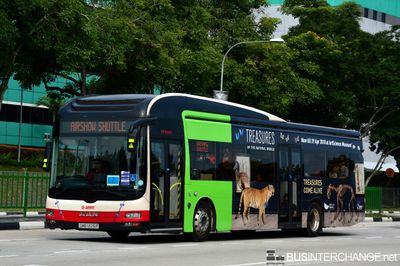SMRT Buses MAN NL323F (A22) (SMB1326P) - Airshow Shuttle