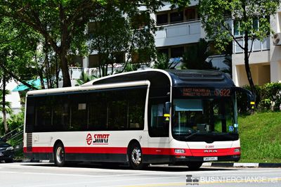 Bus 922 - SMRT Buses MAN NL323F (A22) (SMB1345J)