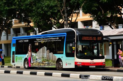 Bus 811 - SMRT Buses MAN NL323F (A22) (SMB1360P)