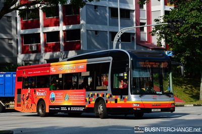Bus 307 - SMRT Buses MAN NL323F (A22) (SMB1461G)