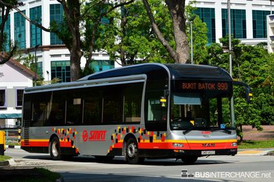 Bus 990 - SMRT Buses MAN NL323F (A22) (SMB1462D)