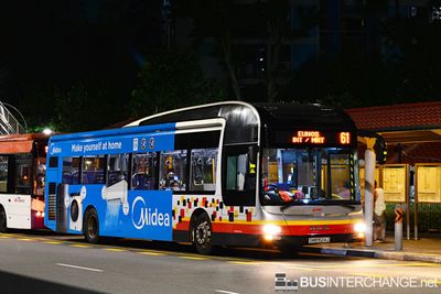 Bus 61 - SMRT Buses MAN NL323F (A22) (SMB1524J)