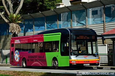 Bus 61 - SMRT Buses MAN NL323F (A22) (SMB1524J)