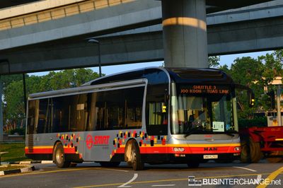 Bus SHUTTLE3 - SMRT Buses MAN NL323F (A22) (SMB1525G)
