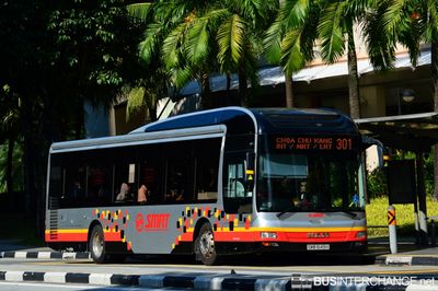 Bus 301 - SMRT Buses MAN NL323F (A22) (SMB1649H)