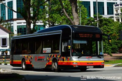 Bus 189 - SMRT Buses MAN NL323F (A22) (SMB3001M)