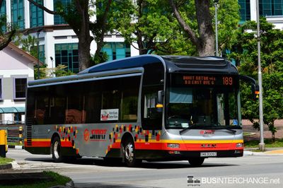 Bus 189 - SMRT Buses MAN NL323F (A22) (SMB3005C)