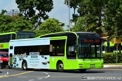 Bus 990 - Tower Transit Singapore MAN NL323F (A22) (SMB3010L)